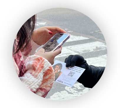 QR Code Scanning Activation Street team New york